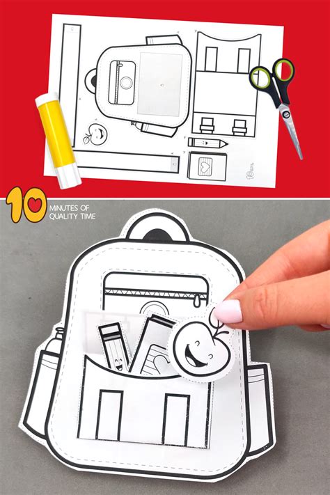 Backpack Craft Template